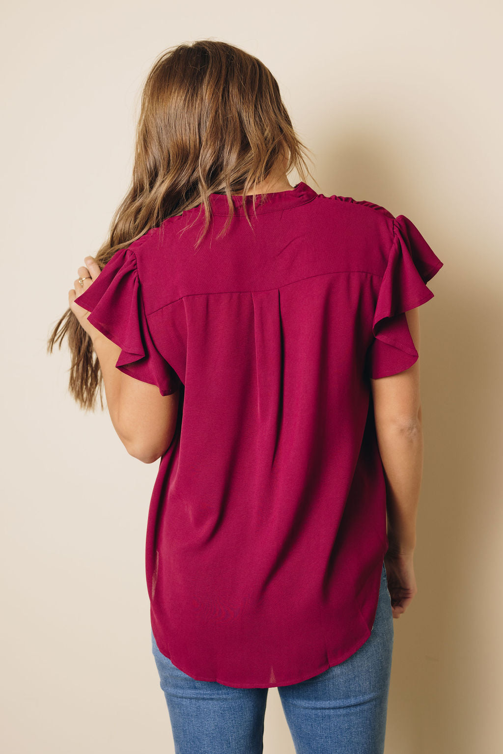 Danny Ruffled Sleeveless Top-UHXSW-WHITE-SMALL-Urbanheer