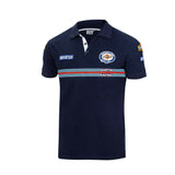 Short Sleeve Polo Shirt Sparco MARTINI-R Navy Blue XL