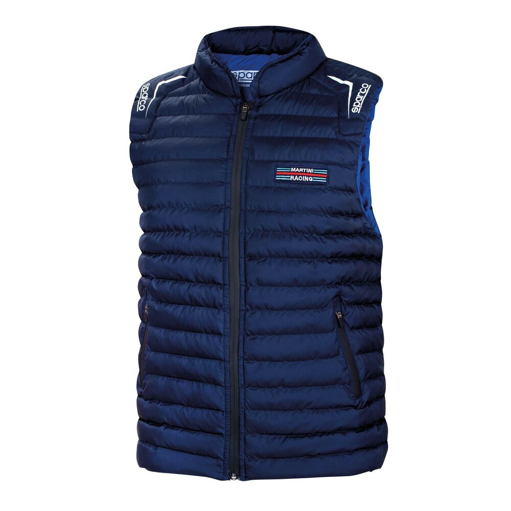 Men's Quilted Gilet Sparco Martini Racing Blue Size L