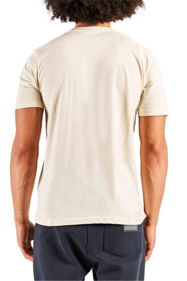 Men’s Short Sleeve T-Shirt Kappa Edson Beige-Kappa-Urbanheer