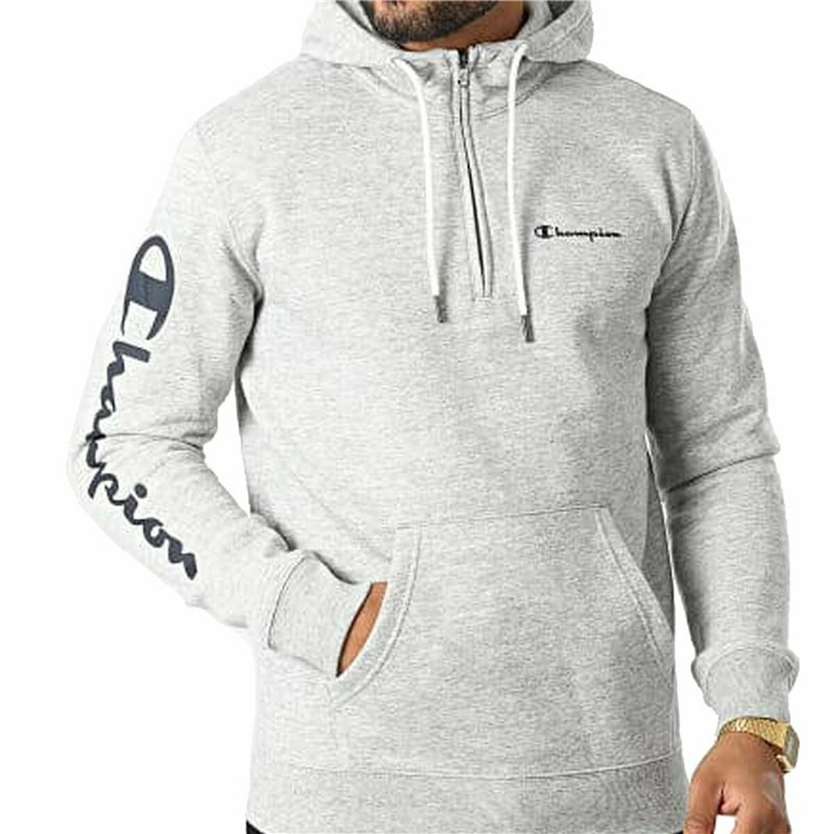Men’s Hoodie Champion Grey-Clothing - Men-Champion-XL-Urbanheer