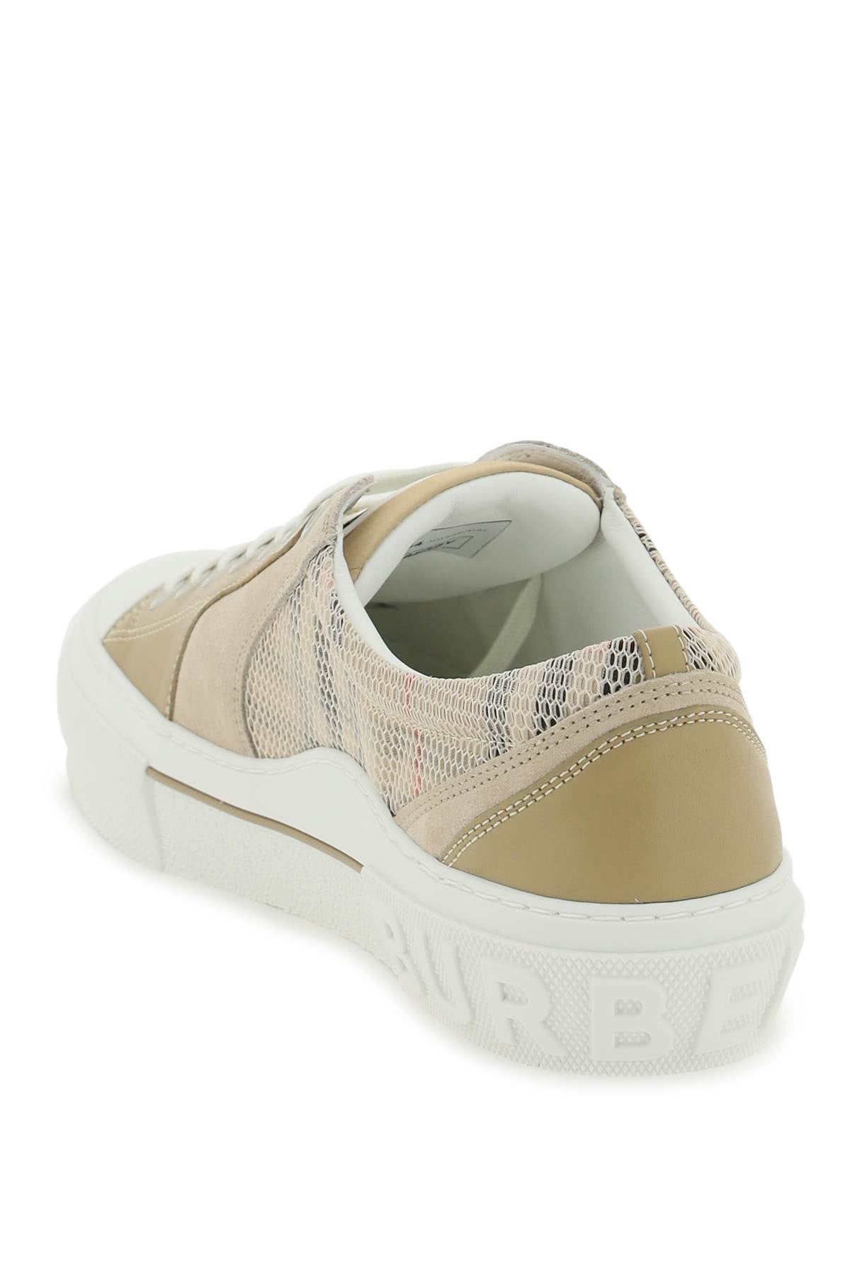 Burberry Vintage Check &Amp, Leather Sneakers-Burberry-40-Urbanheer