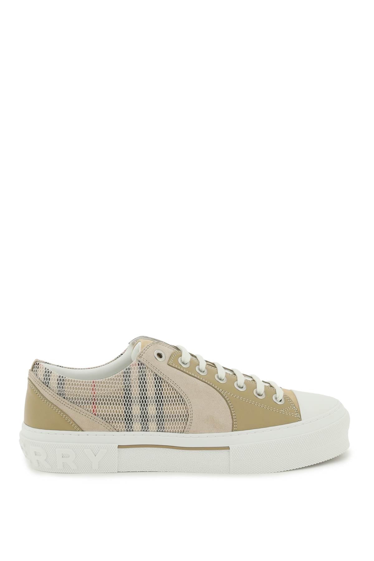 Burberry Vintage Check &Amp, Leather Sneakers-Burberry-40-Urbanheer