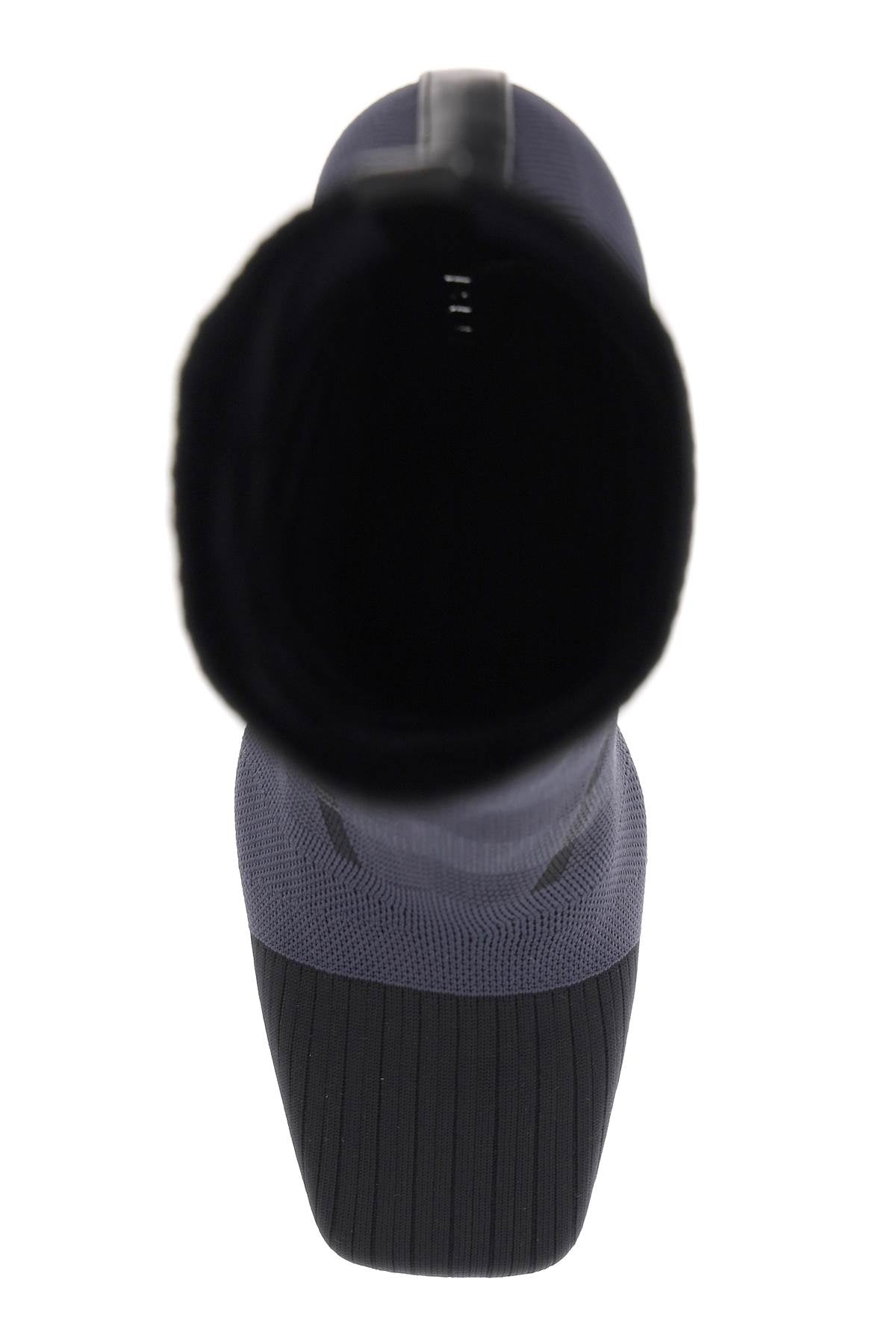 Burberry Burberry Check Knit Ankle Boots-Burberry-36-Urbanheer