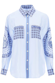 Burberry Shirt In Printed Silk-Burberry-8-Urbanheer