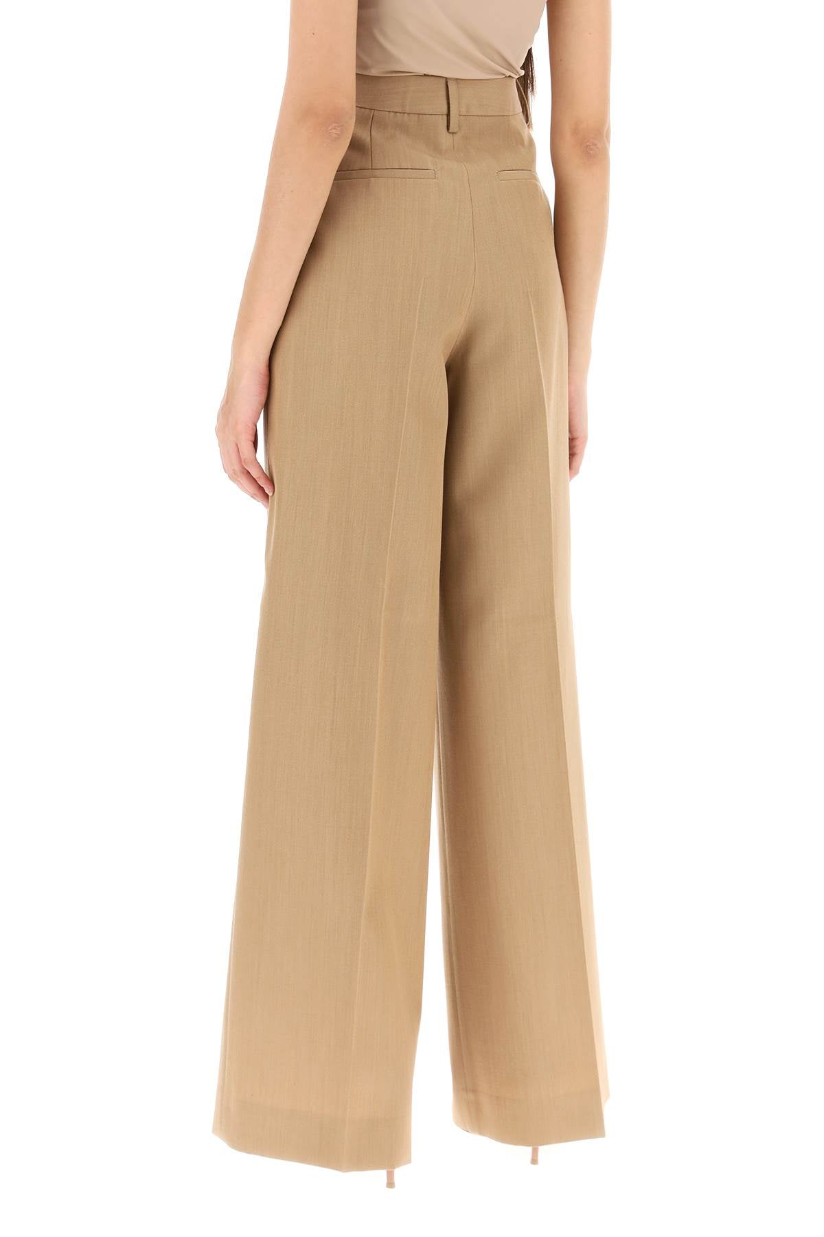 Burberry 'Madge' Wool Pants With Darts-Burberry-8-Urbanheer