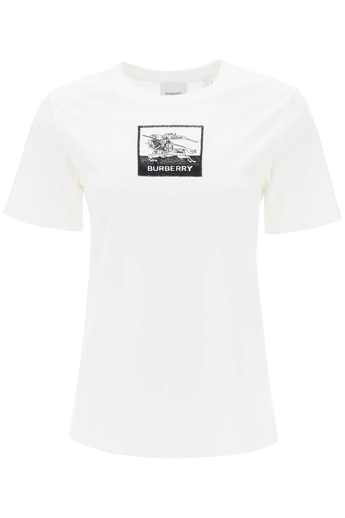 Burberry 'Margot' T-Shirt With Ekd Embroidery-Burberry-M-Urbanheer