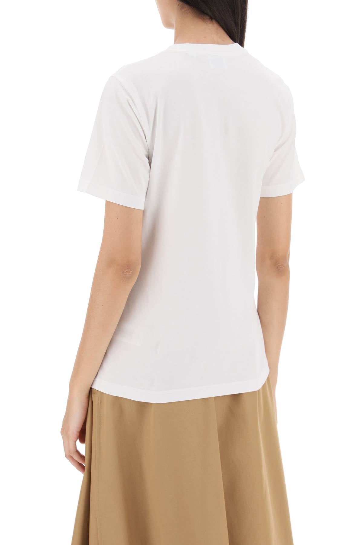Burberry 'Margot' T-Shirt With Ekd Embroidery-Burberry-M-Urbanheer