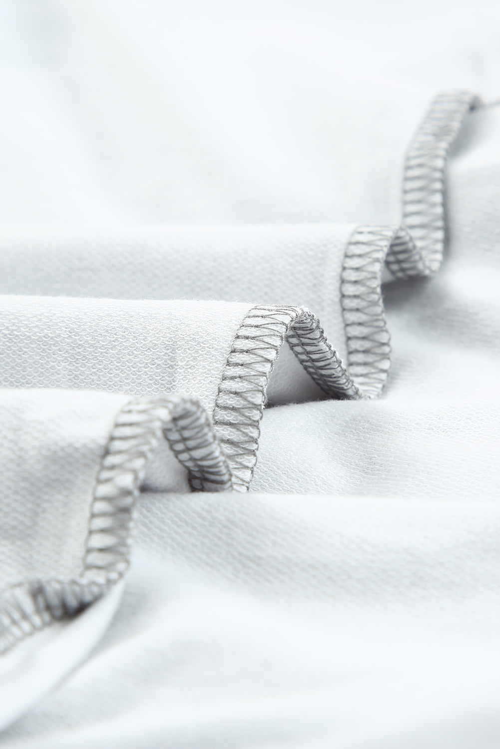 Gray Distressed Halloween Ghost Cold Shoulder Sweatshirt-UHXC-Gray-(US 4-6)S-Urbanheer