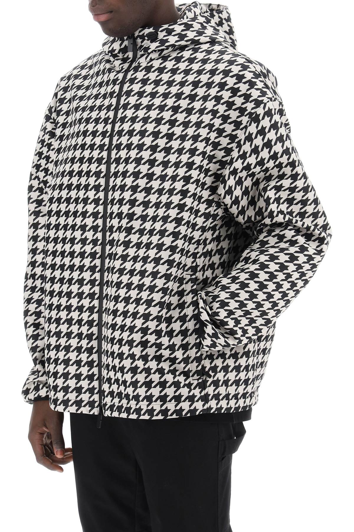 Burberry Houndstooth Windbreaker Jacket-Burberry-L-Urbanheer