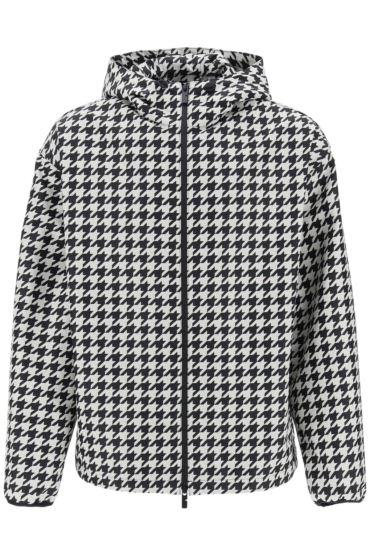 Burberry Houndstooth Windbreaker Jacket-Burberry-L-Urbanheer