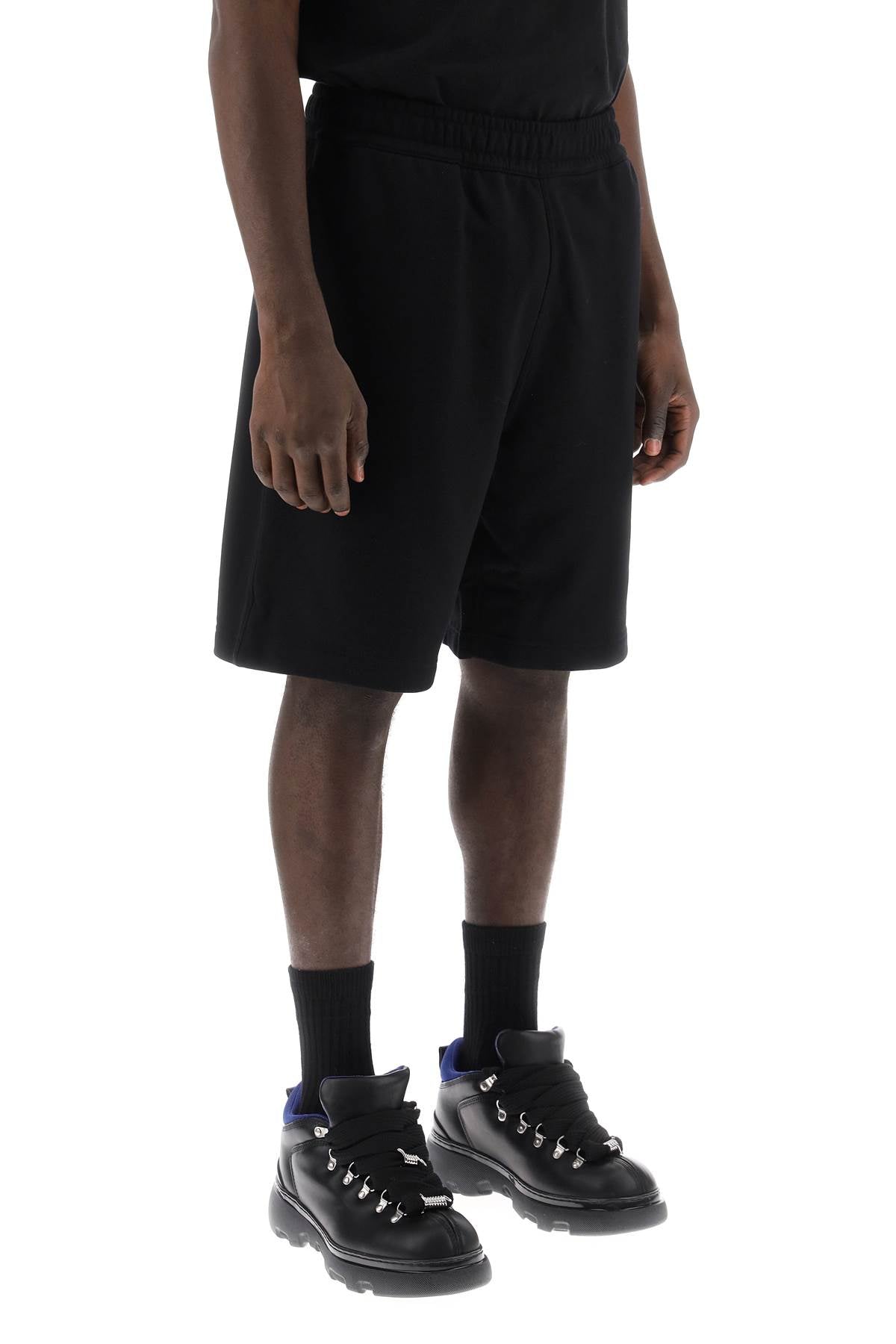 Burberry Sweatshorts With Puff Logo-Burberry-L-Urbanheer