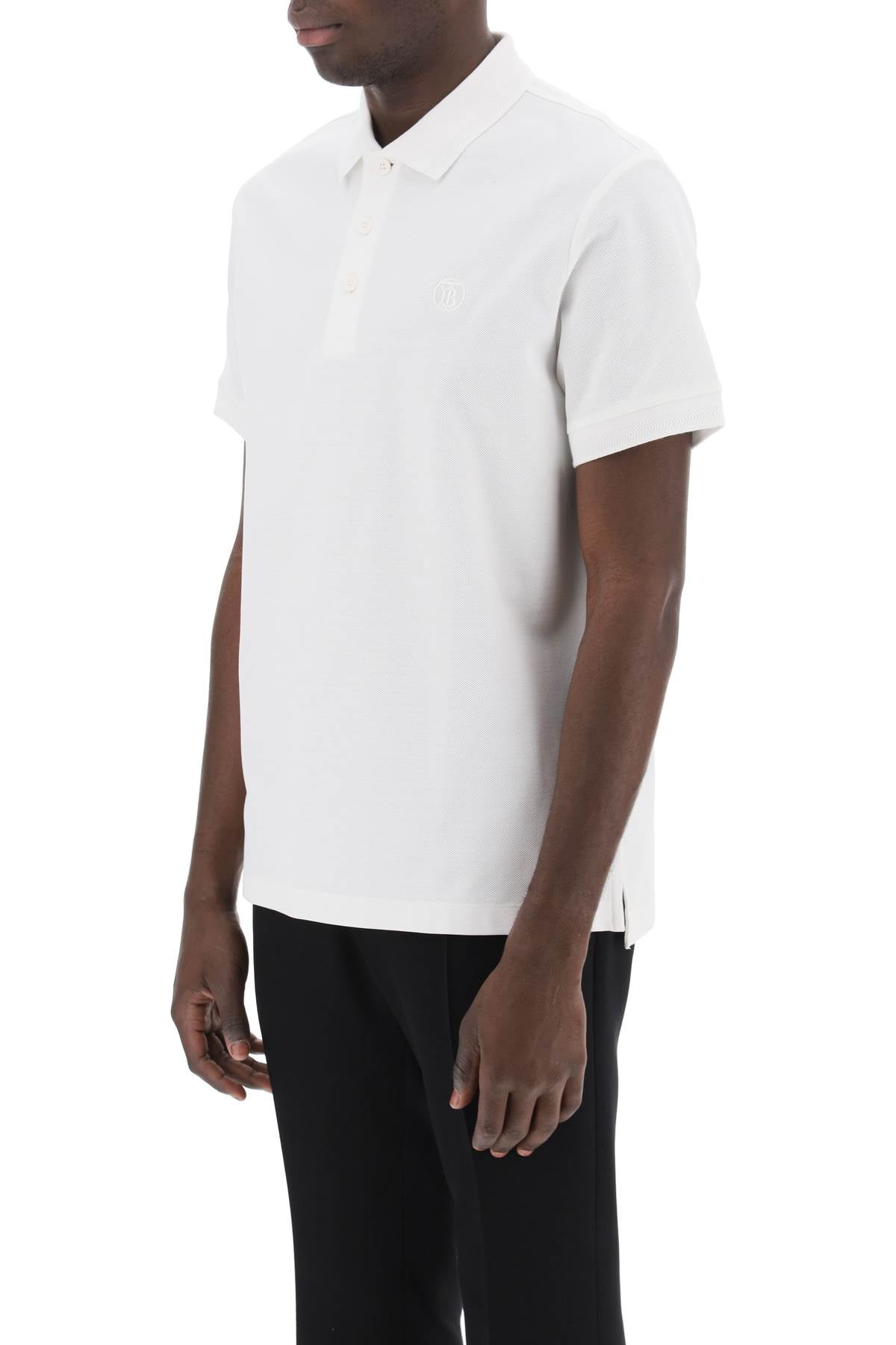 Burberry Eddie Organic Pique Polo Shirt-Burberry-L-Urbanheer