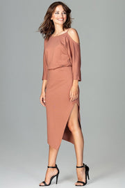 Evening Dress-Lenitif-brown-L-Urbanheer