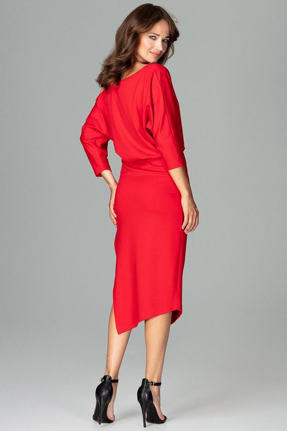 Evening Dress Women Outfit 120299 Lenitif-Evening Dresses-Lenitif-red-L-Urbanheer