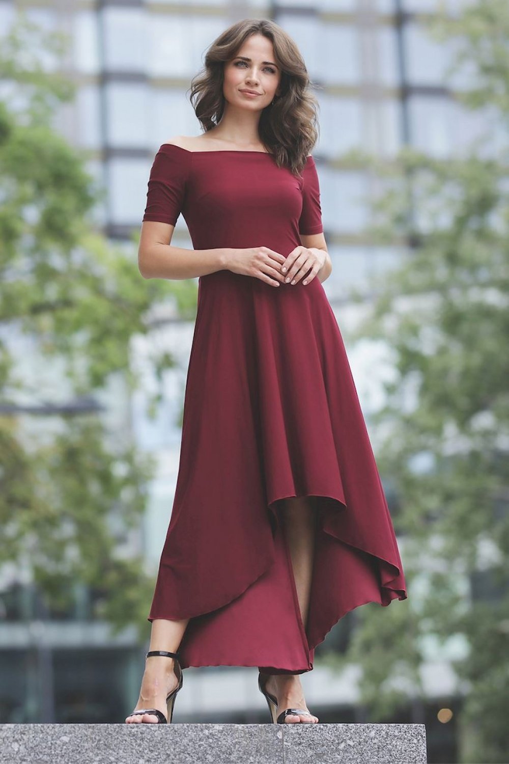 New Season Urban Cocktail Dress-Lenitif-red-L-Urbanheer