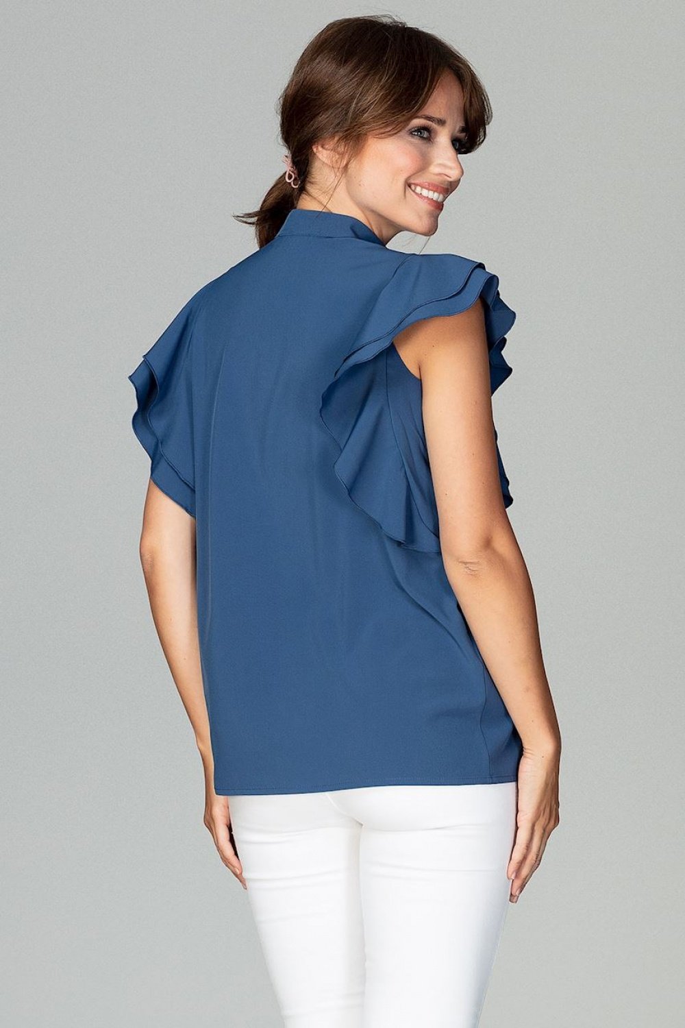 Women Women Shirt All Day Elegance-Lenitif-navy blue-L-Urbanheer