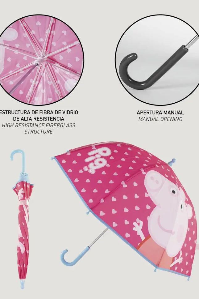 Peppa Pig Eva Manual Umbrella.-Mastoys-Urbanheer