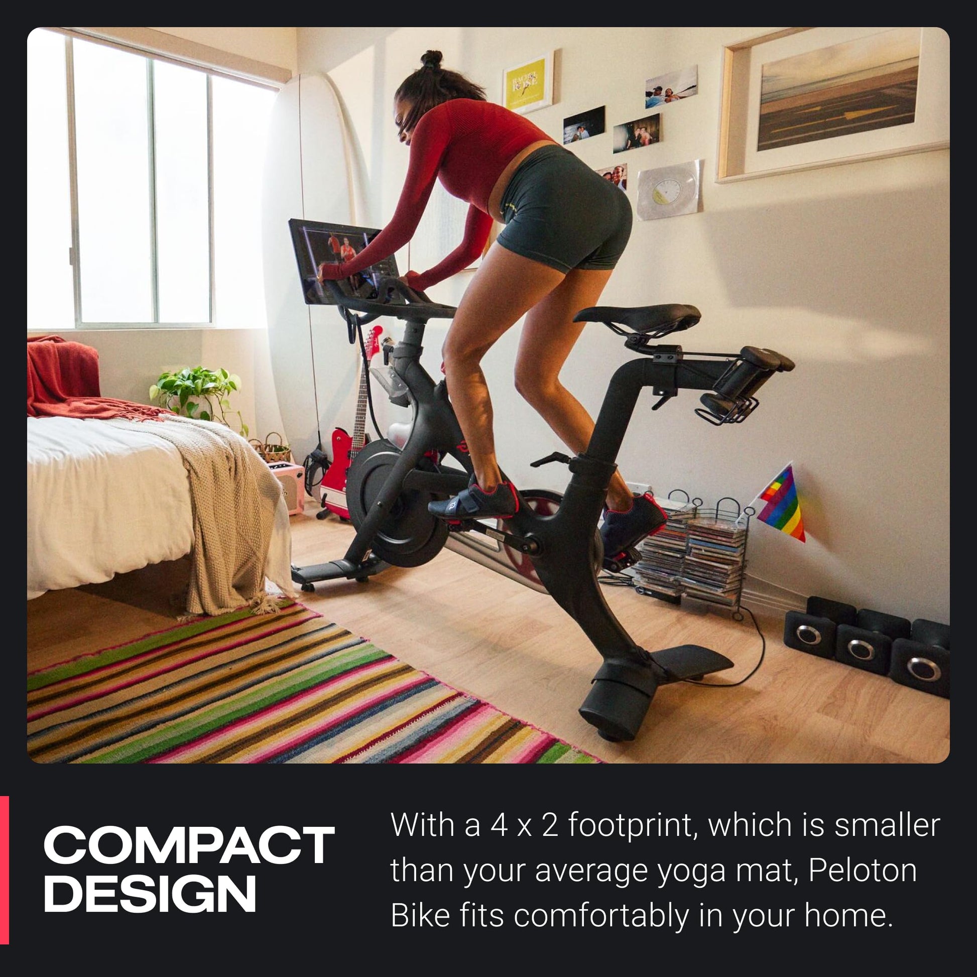 Original Peloton Bike | Indoor Stationary Exercise Bike With Immersive 22" Hd Touchscreen (Updated Seat Post)-Peloton-Urbanheer