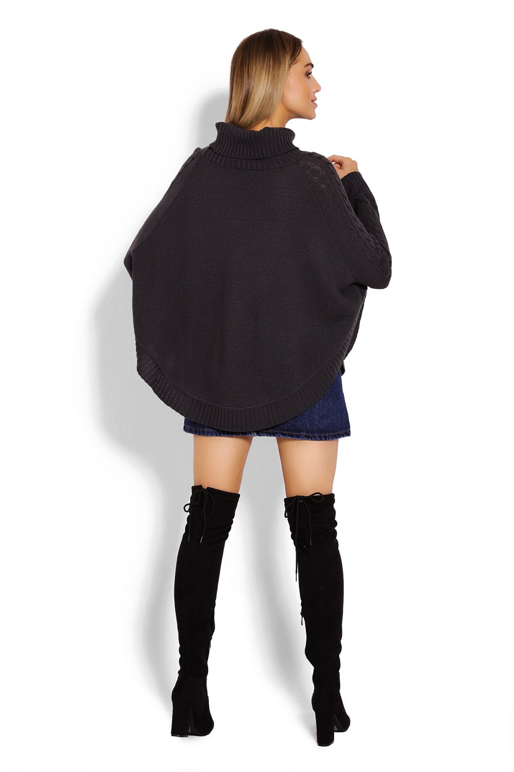 Poncho Outfit-PeeKaBoo-grey-one-size-fits-all-Urbanheer
