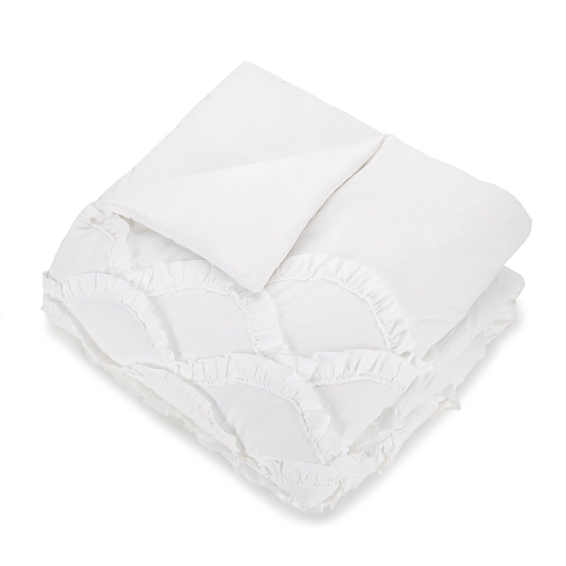 Ruffled Scallop Comforter Set by Jessica Simpson.-peking handicraft-Twin-Urbanheer