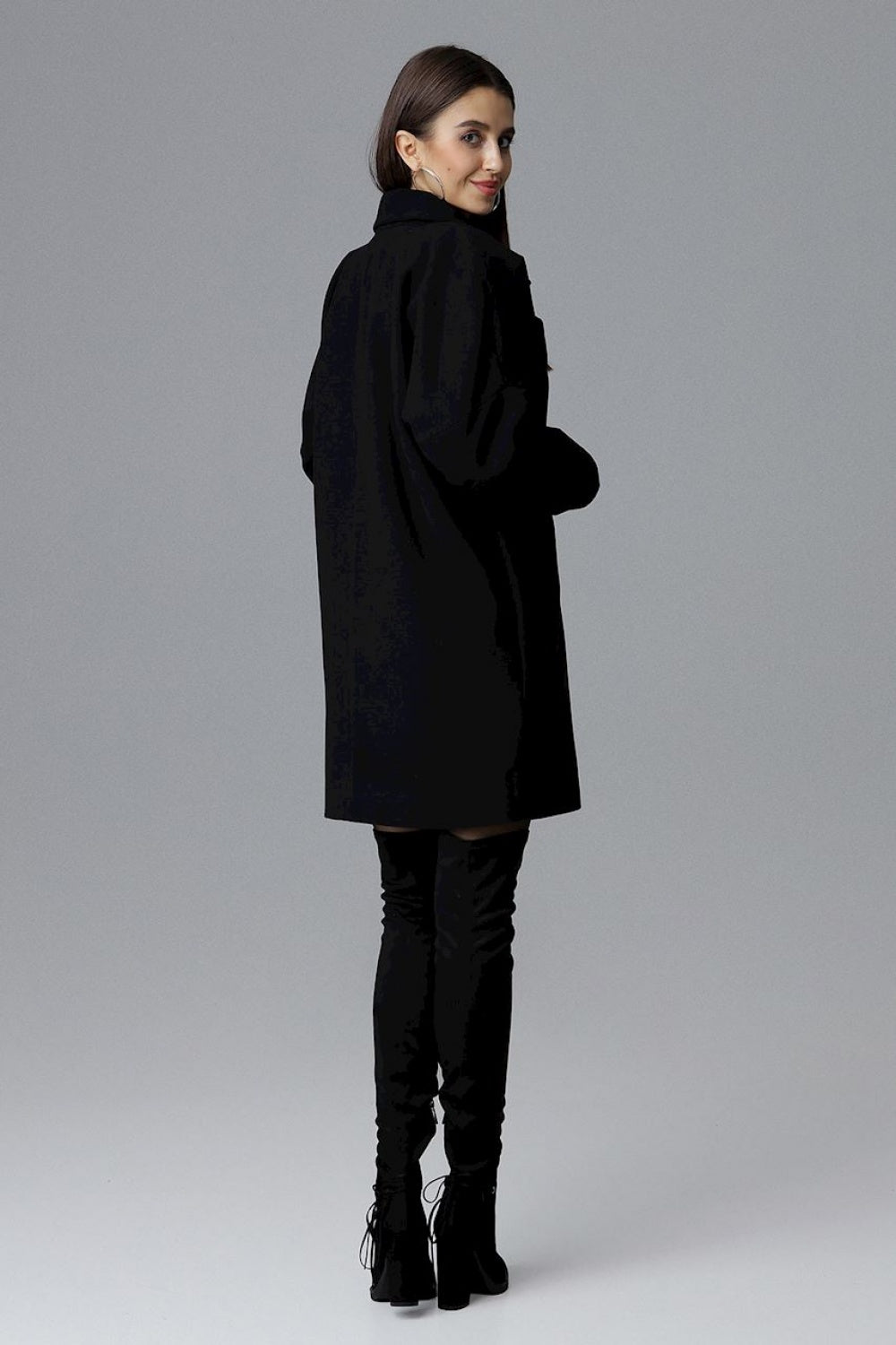 New Season Warm & Stylish Coat Outfit-Figl-black-L/XL-Urbanheer