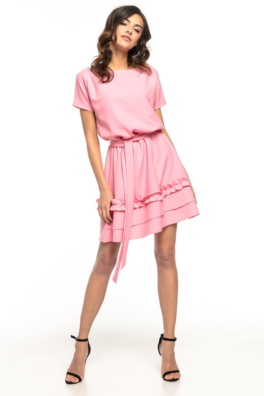 Women All-Day Comfort: Women Dress-Tessita-pink-L-Urbanheer