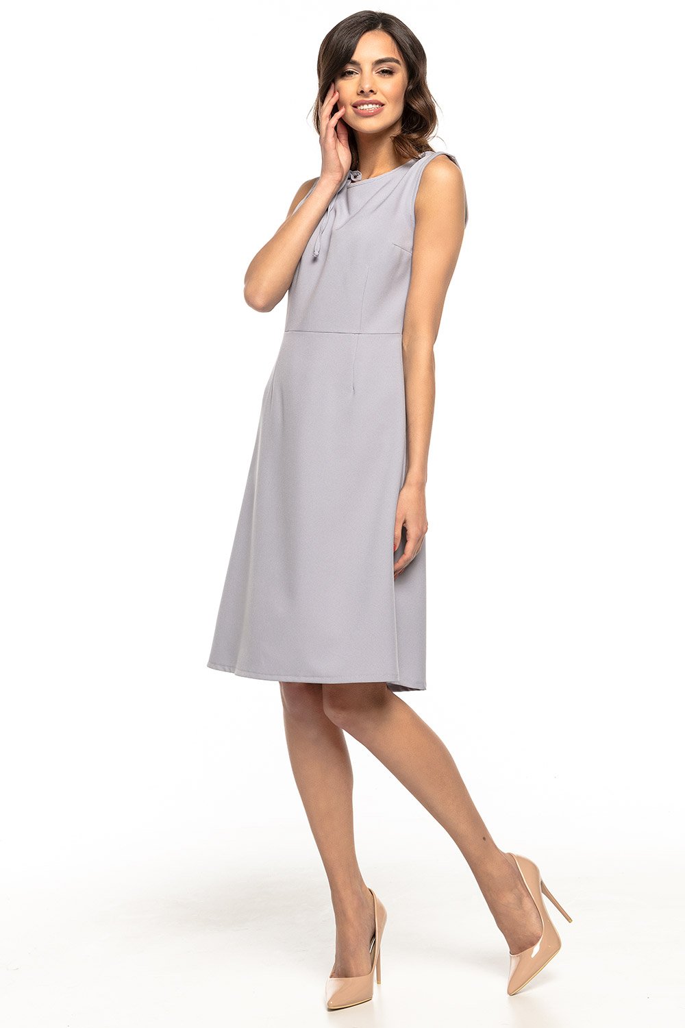 Women All-Day Comfort: Women Dress-Tessita-grey-L-Urbanheer
