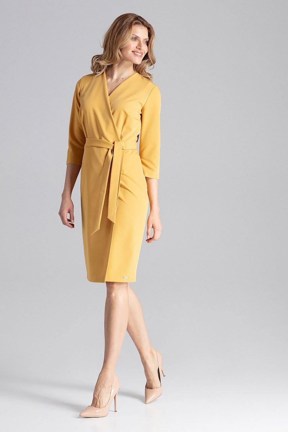 All-Day Comfort: Women Dress-Clothing - Women-Figl-yellow-L-Urbanheer