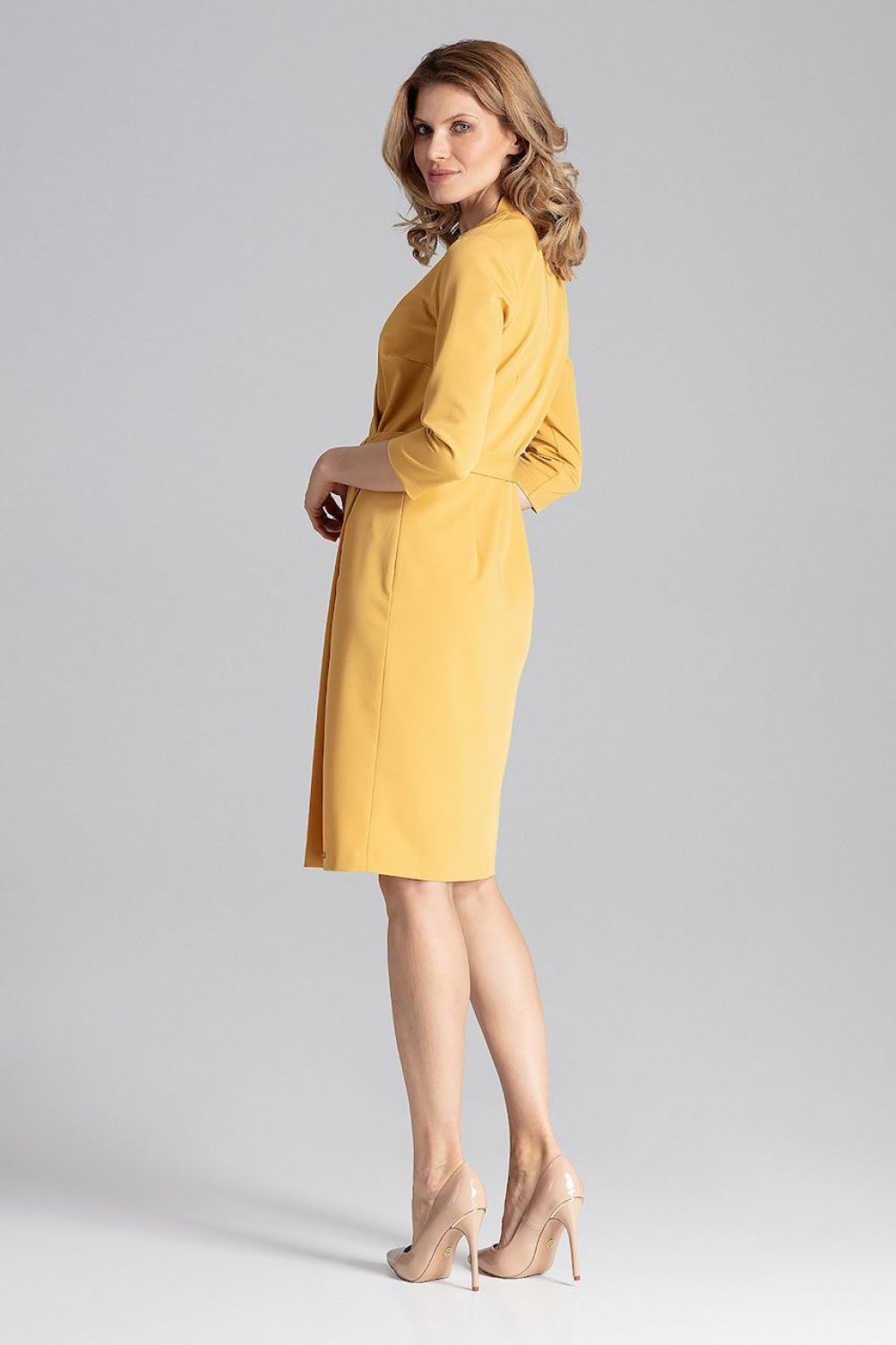 All-Day Comfort: Women Dress-Clothing - Women-Figl-yellow-L-Urbanheer