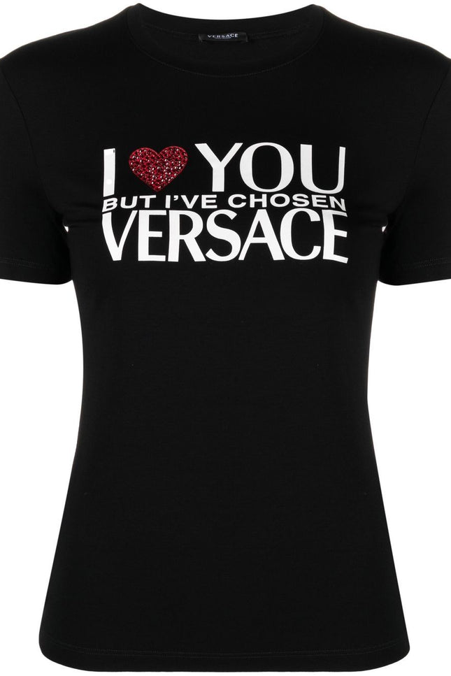 Versace T-shirts and Polos Black-Versace-Urbanheer