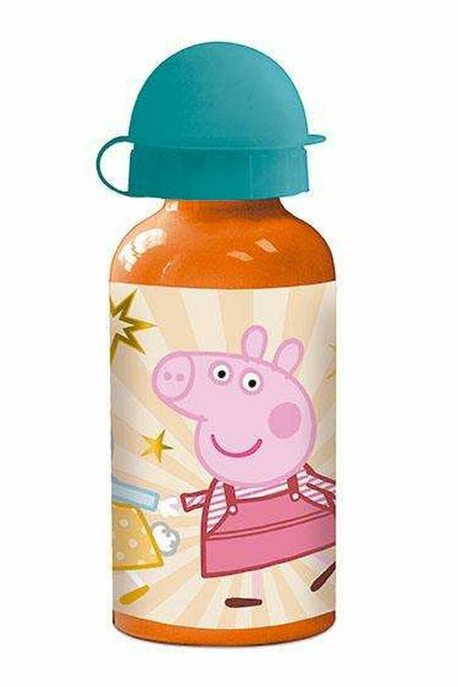 Bottle Peppa Pig Kindness Counts Aluminium (400 Ml)-BigBuy Kids-Urbanheer