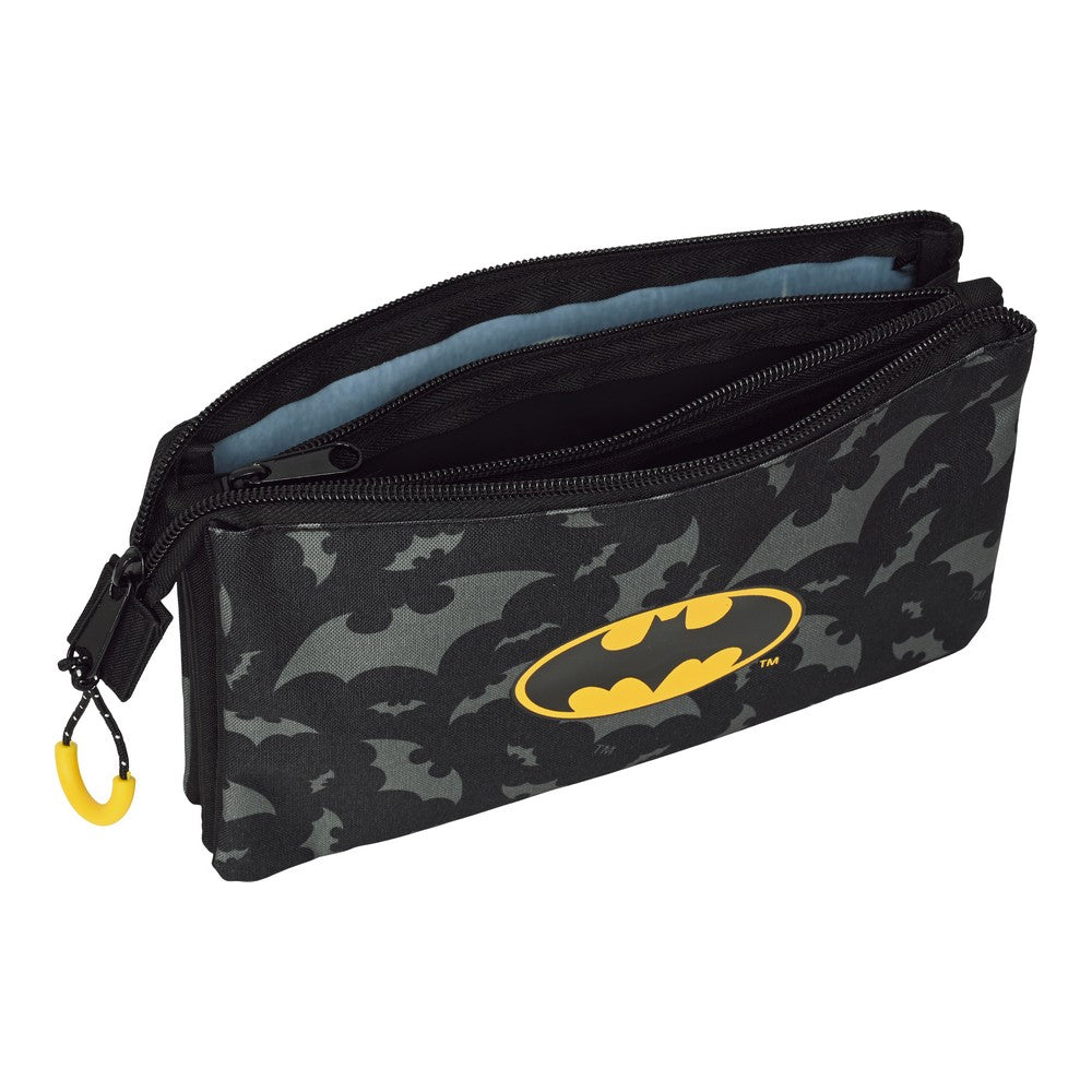 School Case Batman Hero Black (22 X 12 X 3 Cm)-Batman-Urbanheer