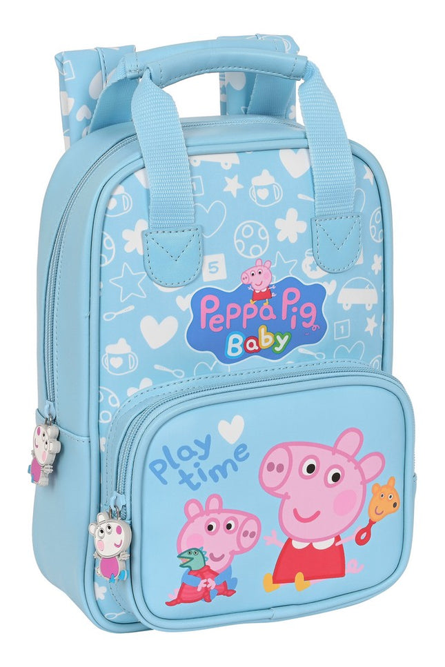 Child Bag Peppa Pig Baby Light Blue (20 X 28 X 8 Cm)-Peppa Pig-Urbanheer