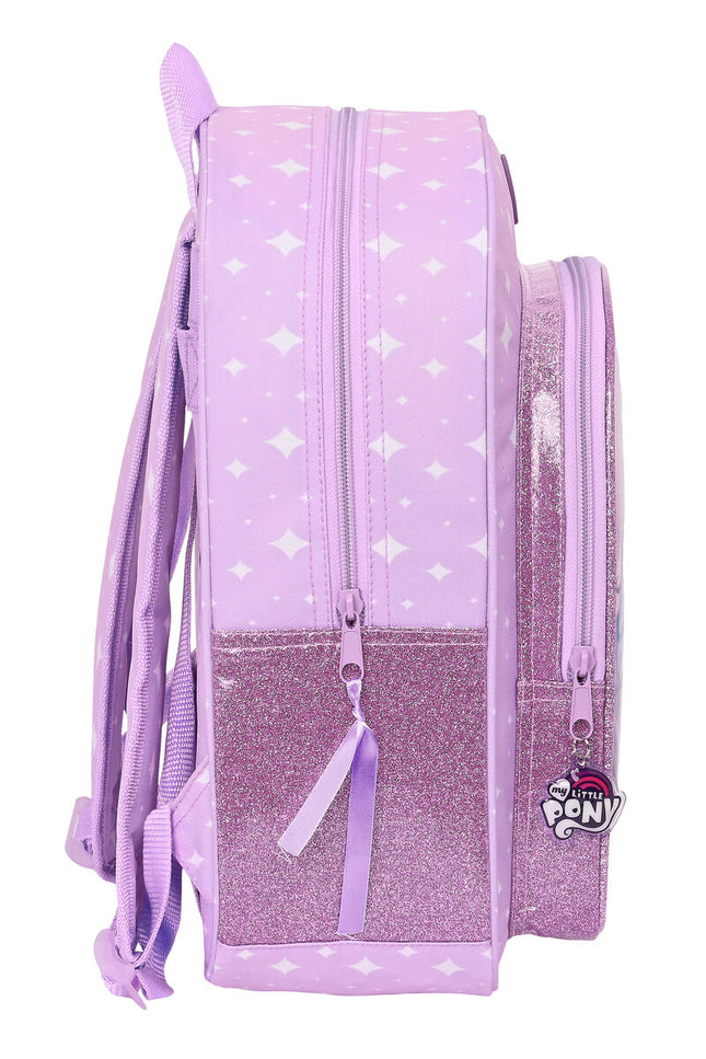 School Bag My Little Pony Lilac (26 X 34 X 11 Cm)-My Little Pony-Urbanheer