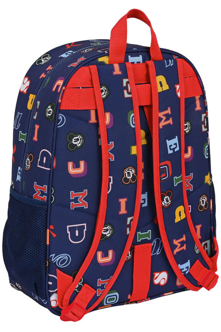 School Bag Mickey Mouse Clubhouse Only One Navy Blue (33 X 42 X 14 Cm)
