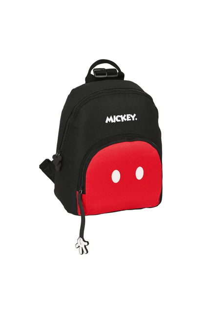 Casual Backpack Mickey Mouse Clubhouse Mickey Mood Red Black 13 L