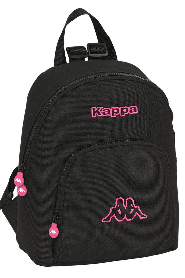 Casual Backpack Kappa Black And Pink Black 13 L-Kappa-Urbanheer