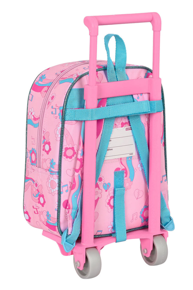 School Rucksack With Wheels Lol Surprise! Glow Girl Pink (22 X 27 X 10 Cm)-LOL Surprise!-Urbanheer