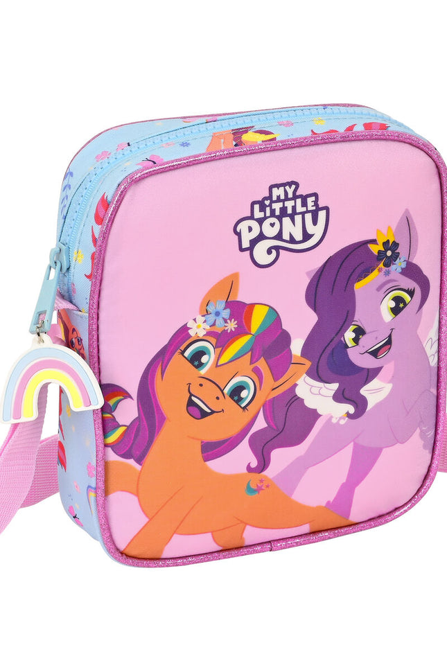 Shoulder Bag My Little Pony Wild & Free Blue Pink 16 X 18 X 4 Cm-My Little Pony-Urbanheer