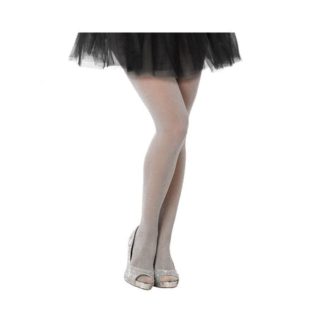 Costume Stockings Silver-0