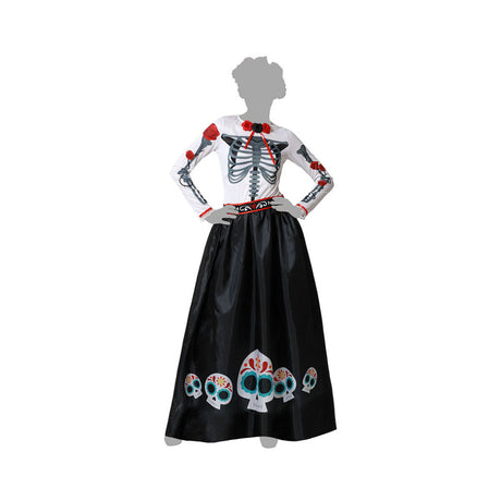 Costume Skeleton Mexican Multicolour-1