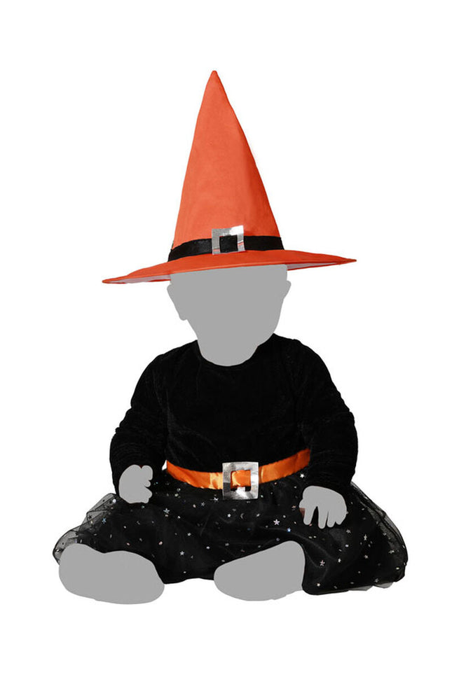 Costume Witch Baby Orange-BigBuy Carnival-Urbanheer