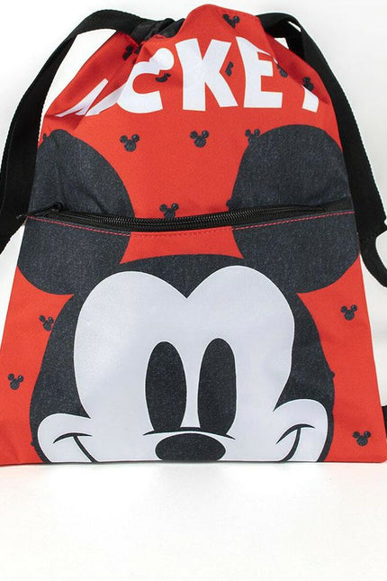 Child'S Backpack Bag Mickey Mouse Red (27 X 33 X 1 Cm)