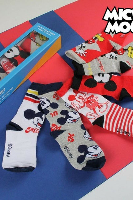 Socks Mickey Mouse (5 pairs) Multicolour-Mickey Mouse-Urbanheer
