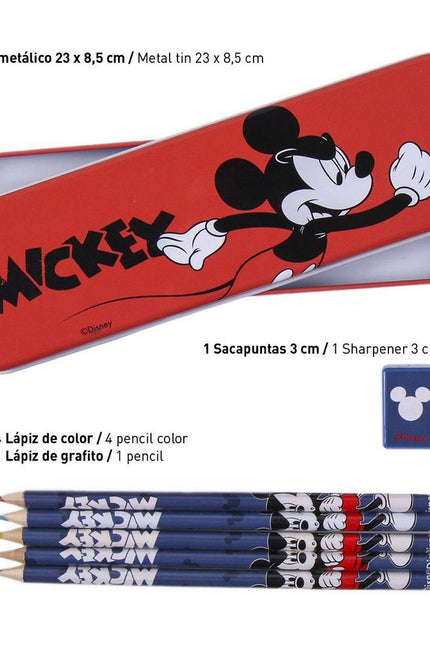 Stationery Set Mickey Mouse Blue (16 Pcs)