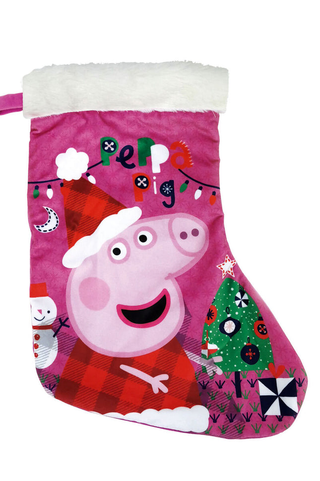 Christmas Stocking Peppa Pig Cosy Corner 42 Cm Polyester-Peppa Pig-Urbanheer