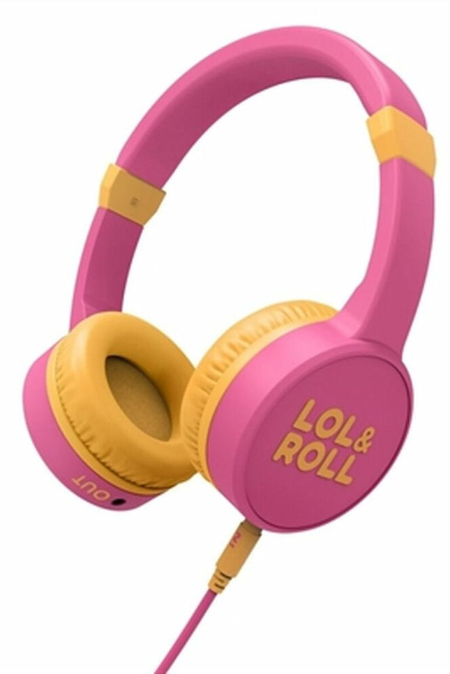 Headphones With Microphone Energy Sistem Lol&Roll Pop Kids Pink-Energy Sistem-Urbanheer