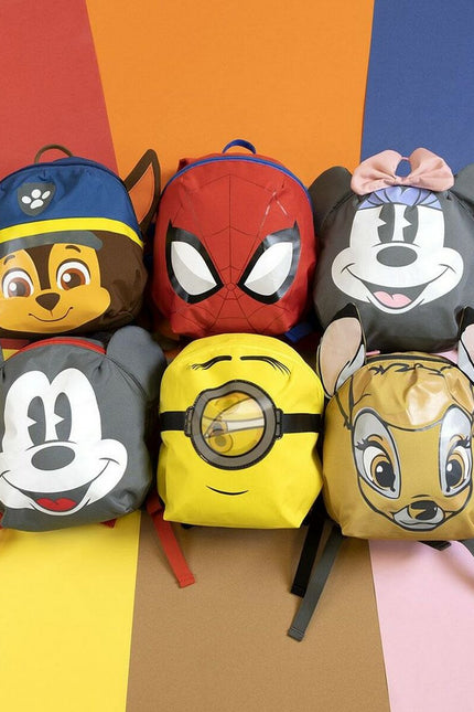 Child Bag Mickey Mouse Grey (9 X 20 X 25 Cm)