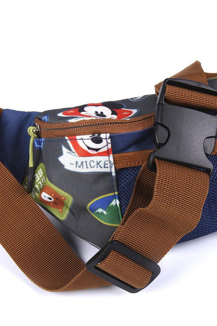 Belt Pouch Mickey Mouse Blue (27 X 15 X 9 Cm)